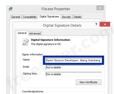 Screenshot of the Open Source Developer, Wang Xiaokang certificate